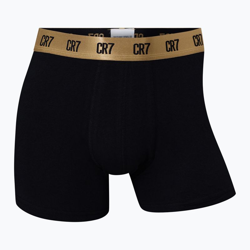 Pánské boxerky CR7 Basic Trunk 4 páry 2491 black 2