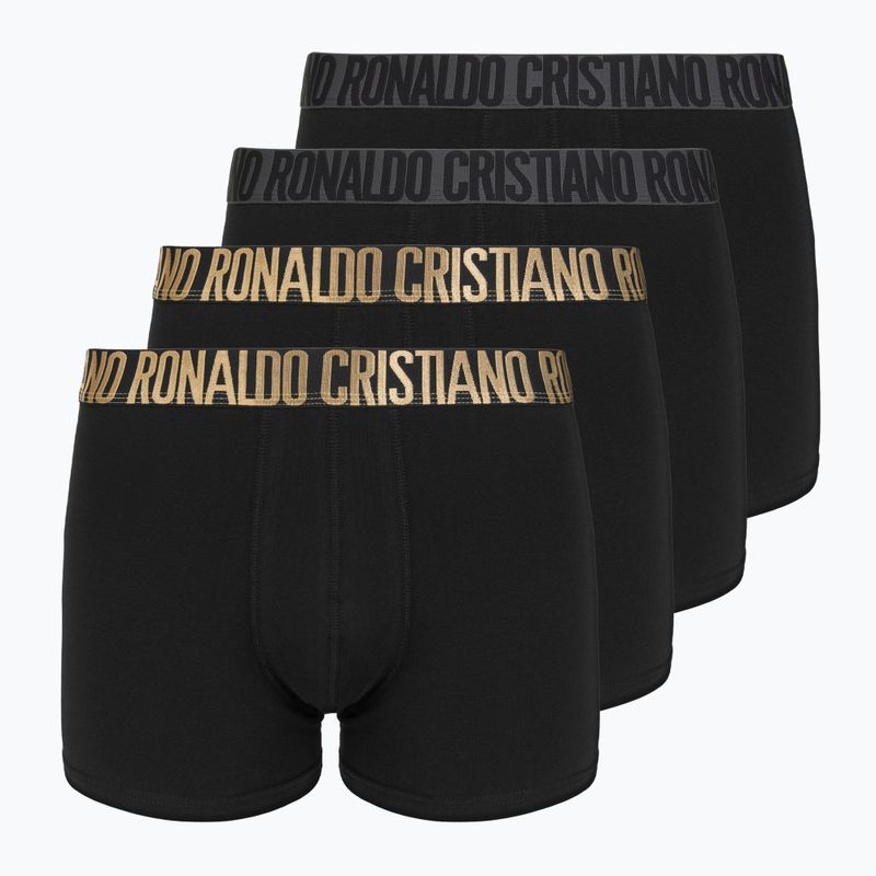 Pánské boxerky CR7 Basic Trunk 4 páry 2492 black