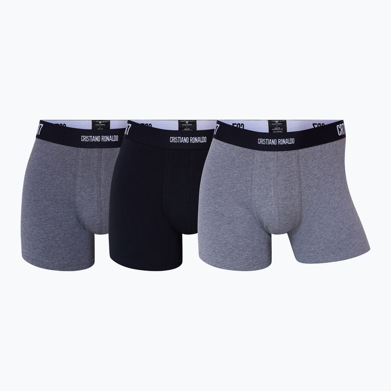 Pánské boxerky CR7 Basic Trunk 3 páry multicolour