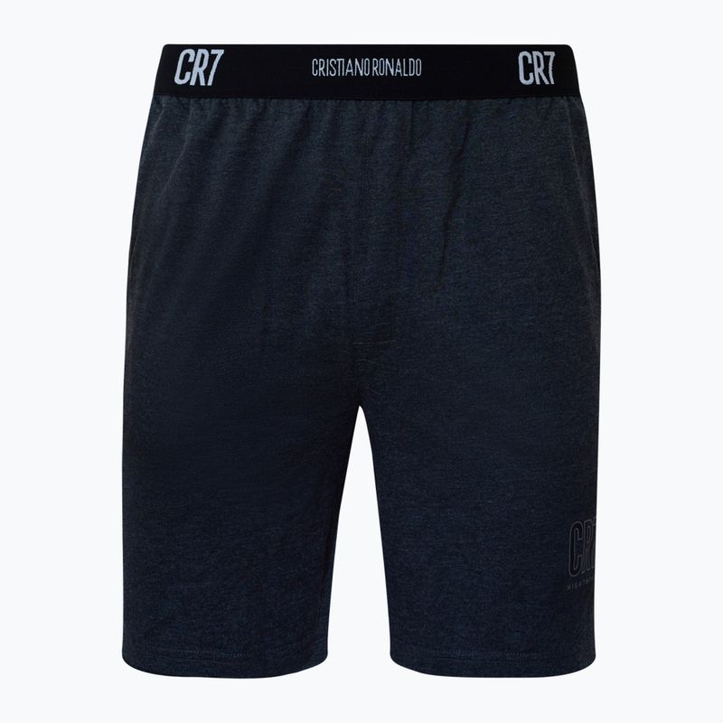 Pánské pyžamo CR7 Pyjama Short dark grey melange 4