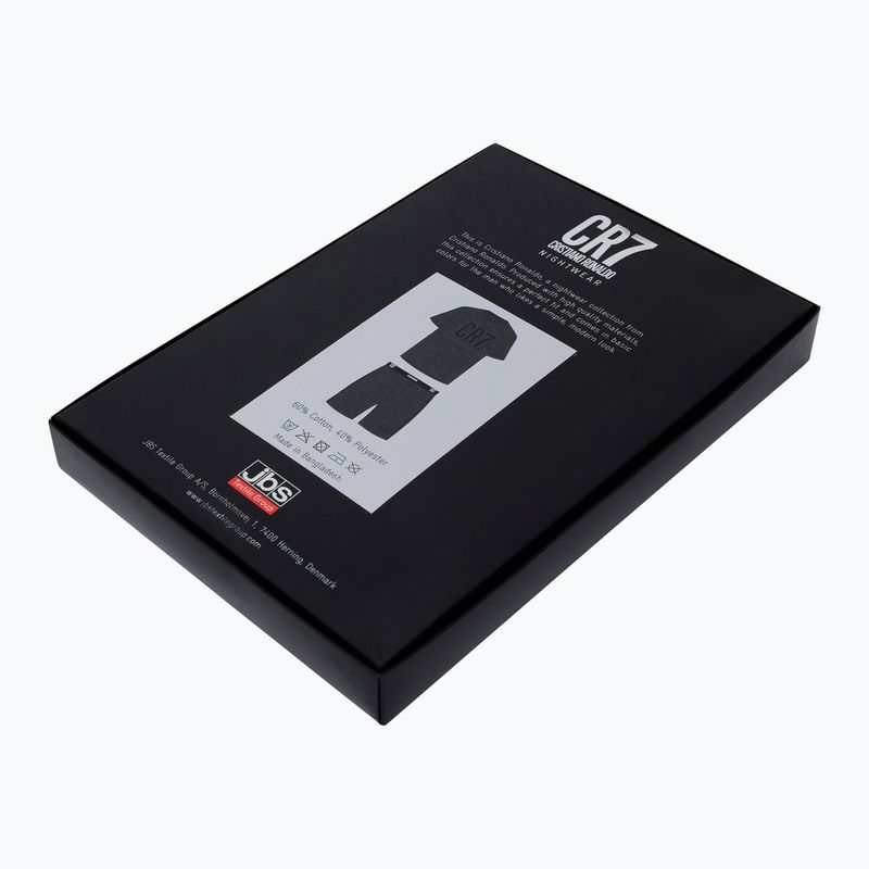 Pánské pyžamo CR7 Pyjama Short dark grey melange 7