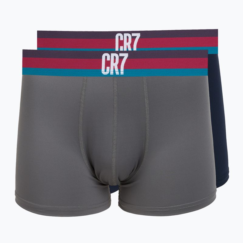 Pánské boxerky CR7 Fashion Trunk Micro 2 pary 457 multicolour