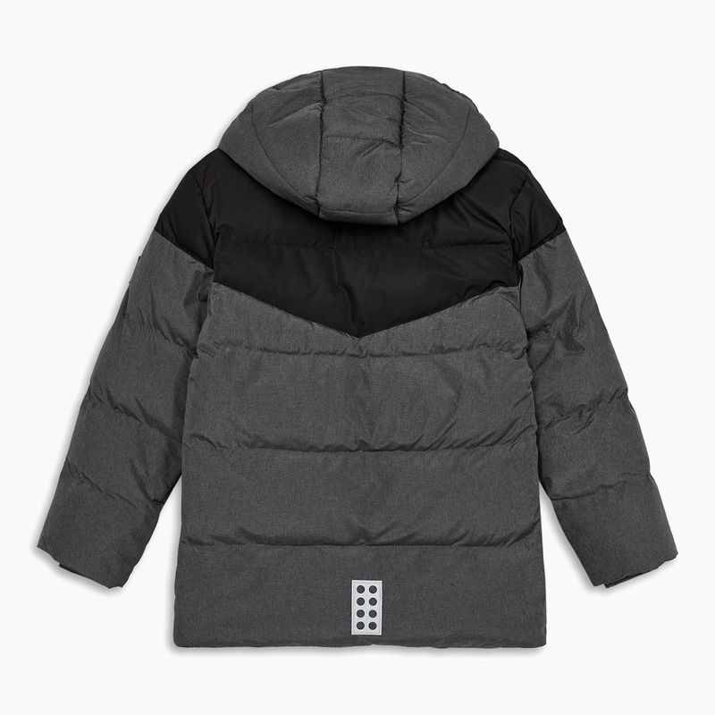 Dětská zateplená bunda  LEGO Lwjebel 733 dark grey melange 2