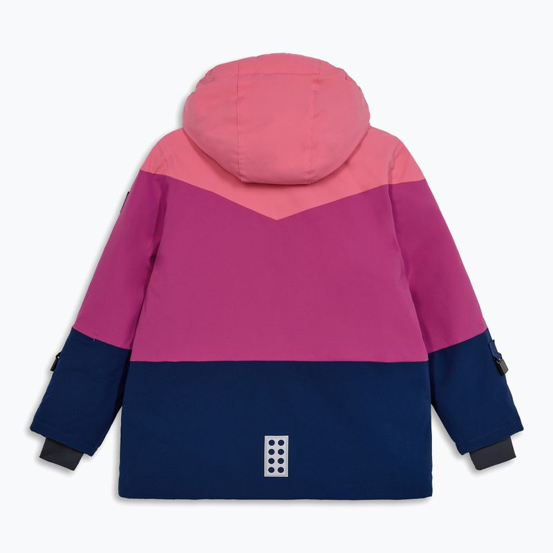 Dětská lyžařská bunda LEGO Lwjested 708 fuchsia 2