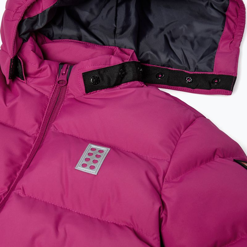 Dětská zateplená bunda LEGO Lwjojo 704 fuchsia 3