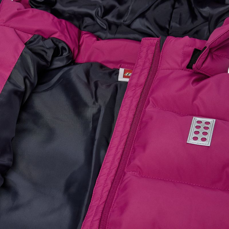 Dětská zateplená bunda LEGO Lwjojo 704 fuchsia 4