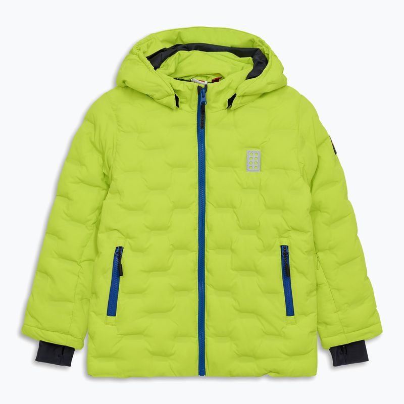 Dětská lyžařská bunda LEGO Lwjipe 706 lime green