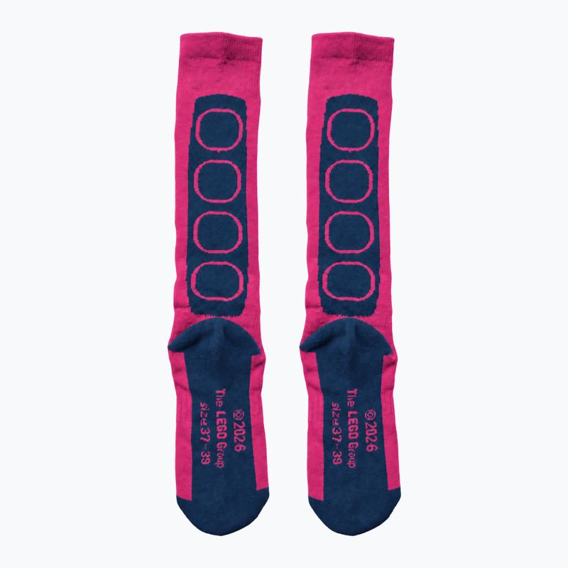 Dětské lyžařské ponožky LEGO Lwazun 700 fuchsia 2