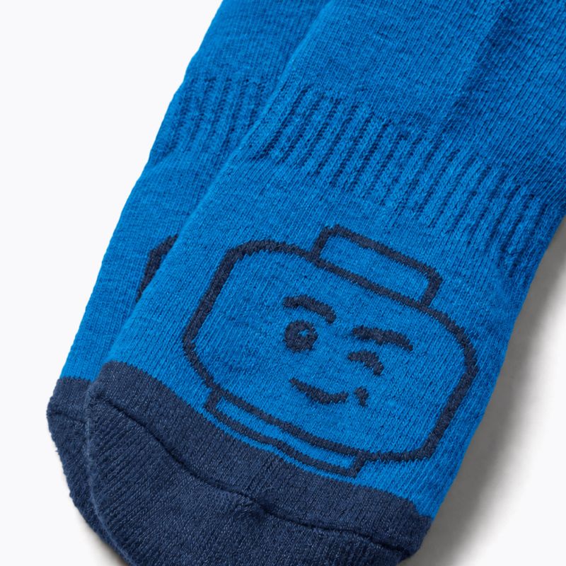 Dětské lyžařské ponožky LEGO Lwazun 700 blue 3