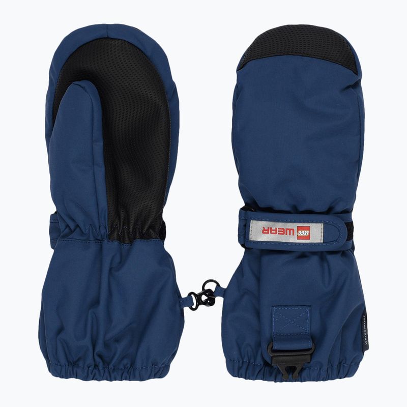 Dětské lyžařské rukavice LEGO Lwatlin 706 dark blue 2