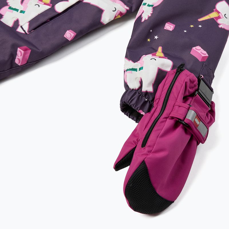 Dětská kombinéza LEGO Lwjian 703 dark purple 5