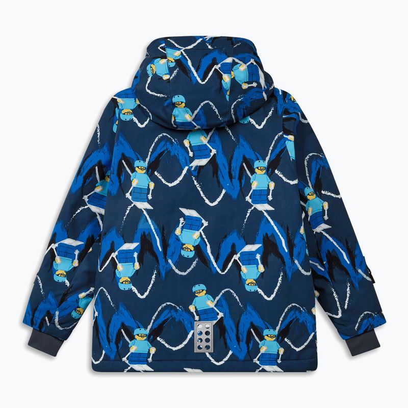 Dětská lyžařská bunda LEGO Lwjian 704 dark blue 2