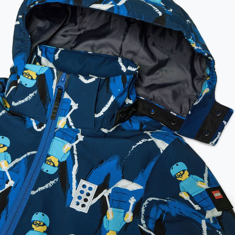Dětská lyžařská bunda LEGO Lwjian 704 dark blue 3