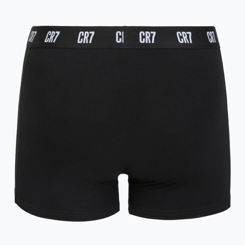 Pánské boxerky CR7 Fashion Trunk 2 pack black 3