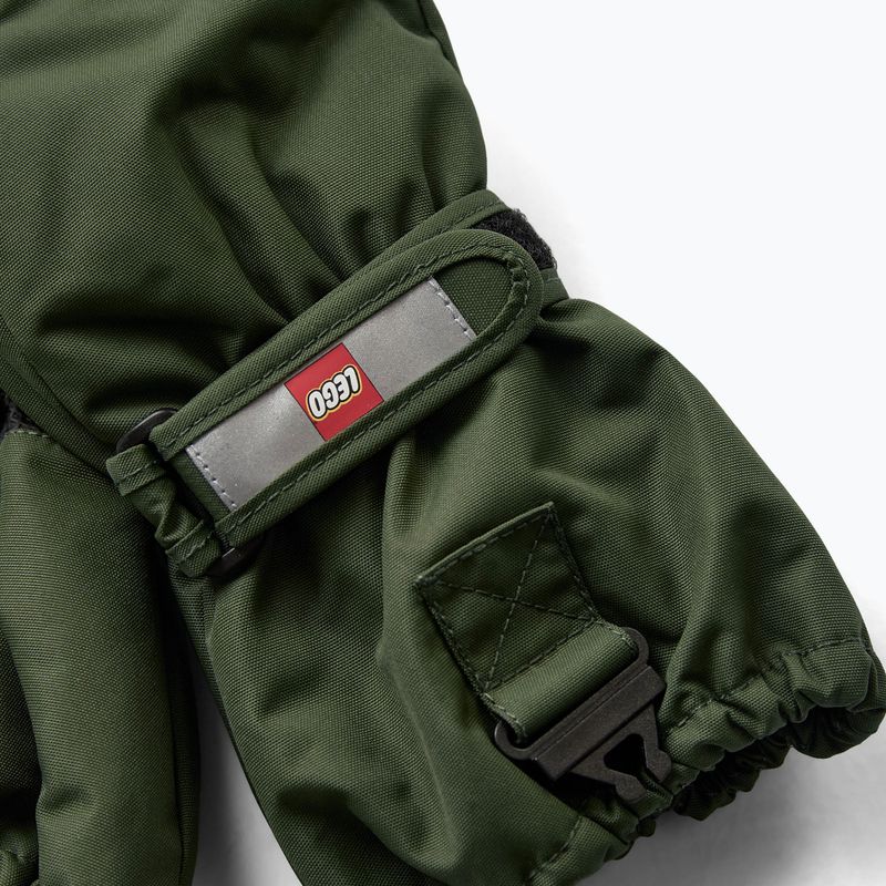 Dětské lyžařské rukavice LEGO Lwatlin 700 dark green 4
