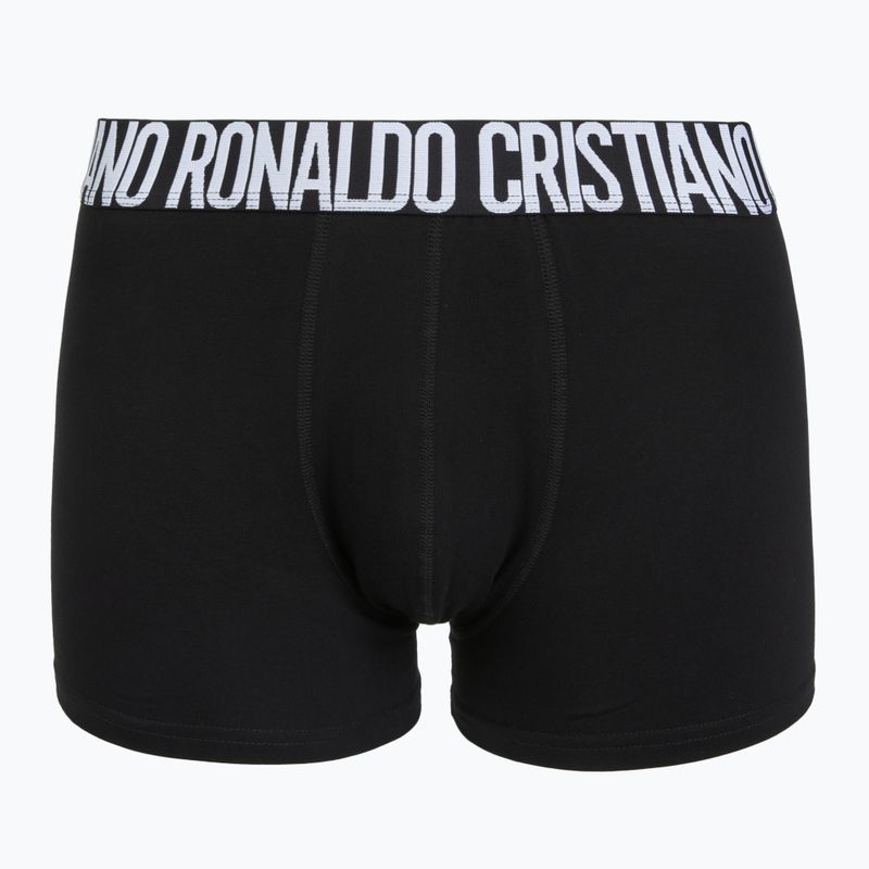 Pánské boxerky CR7 Fashion Trunk 2 pack black 2