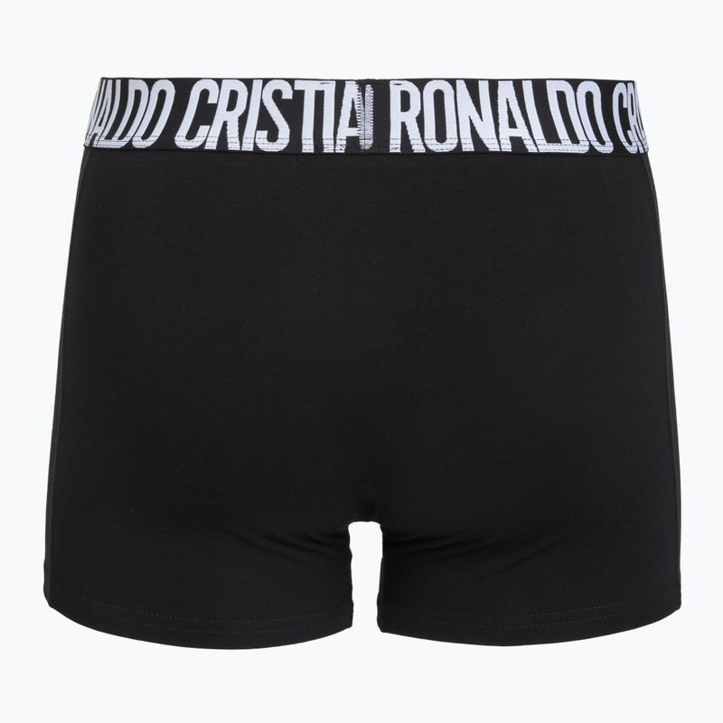 Pánské boxerky CR7 Fashion Trunk 2 pack black 3