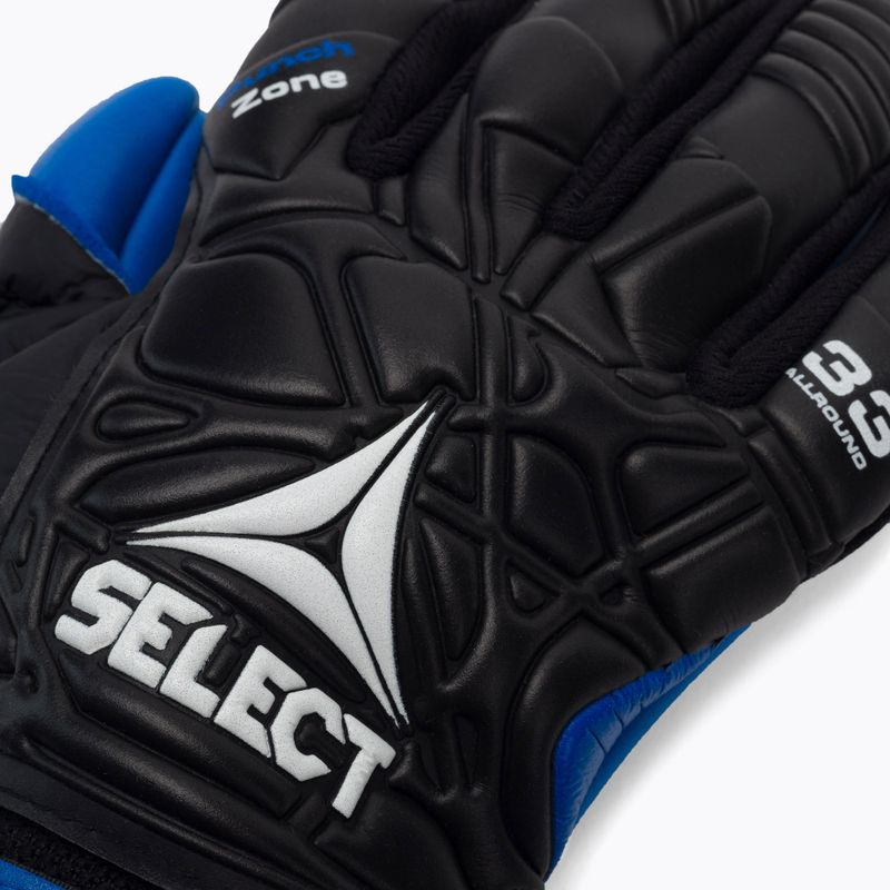 Brankářské rukavice SELECT 33 Allround V21 modrá/černá 500057 3