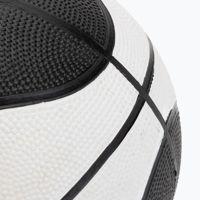 Dětský basketbal SELECT Basketball Street v23 white/black velikost 7 3