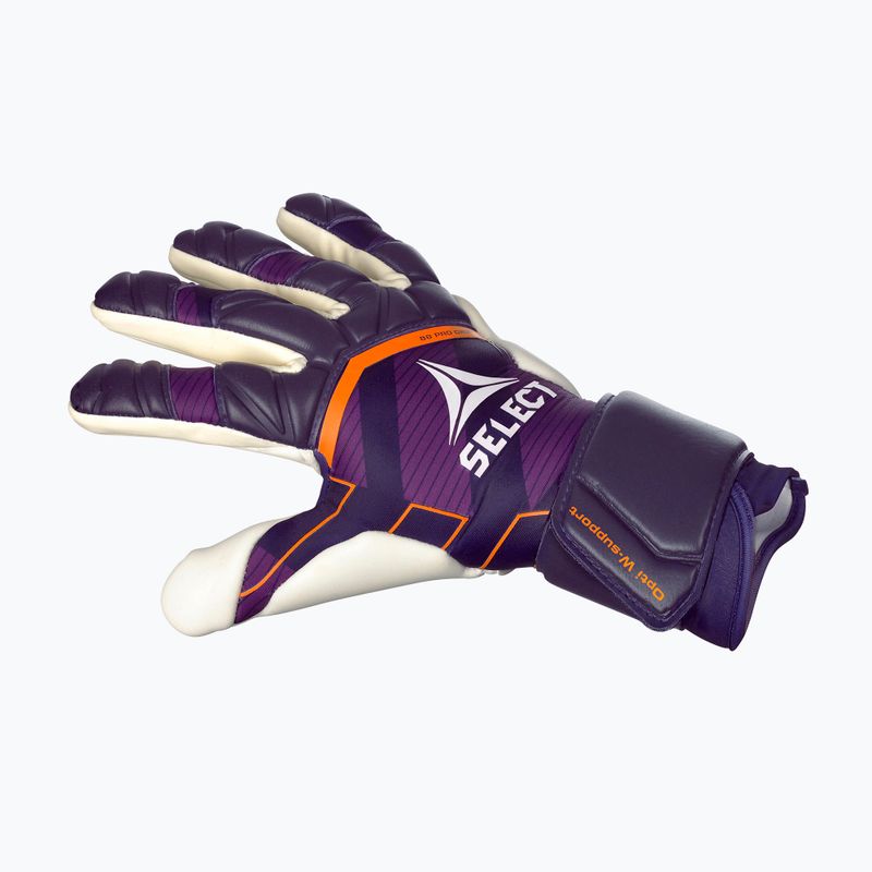 SELECT 88 Pro Grip v24 fialové/bílé brankářské rukavice 4