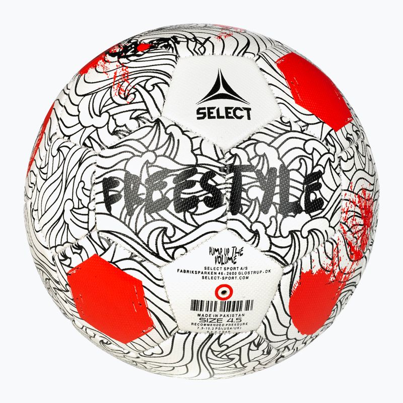 SELECT Freestyle v24 white/red fotbalový míč velikost 4.5 2