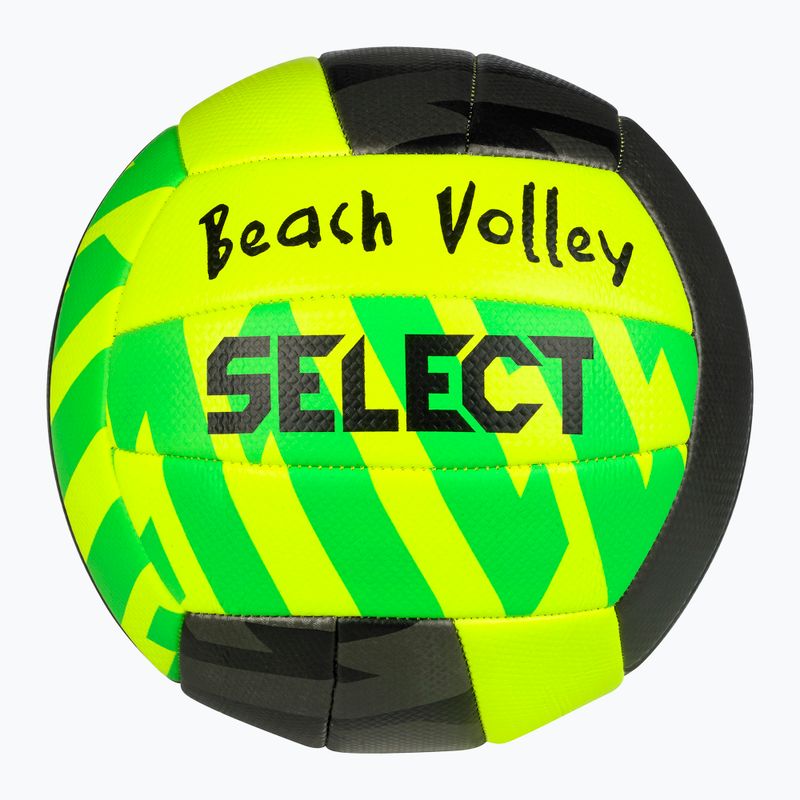 SELECT Beach Volleyball v24 yellow/black velikost 5