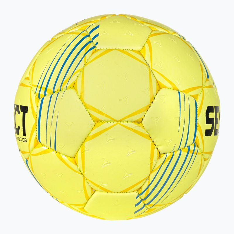 Dětský házenkářský míč SELECT Mundo DB EHF v24 yellow velikost 2 3