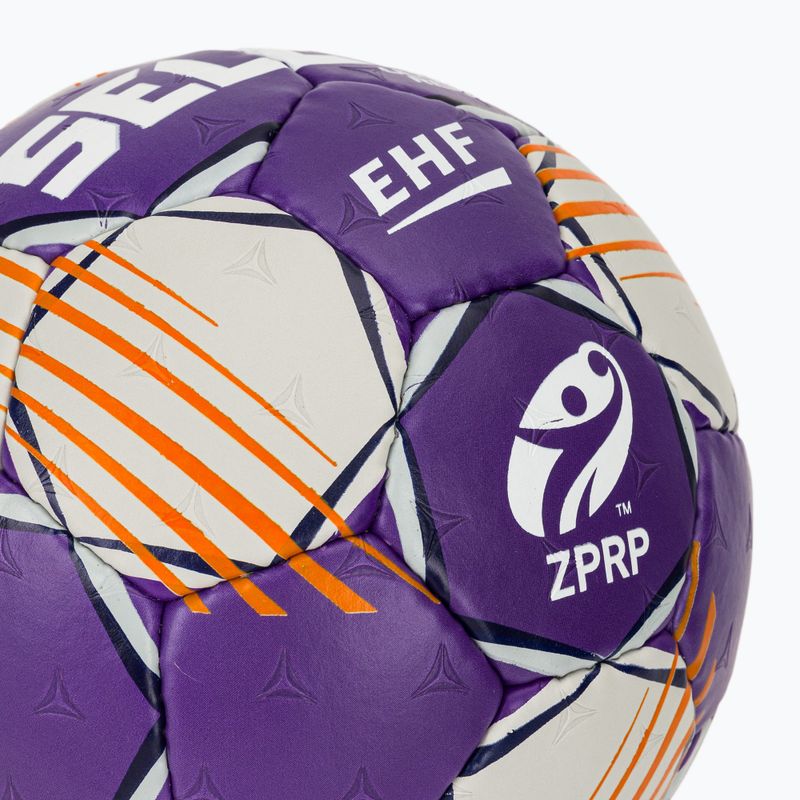 Házenkářský míč SELECT Ultimate Replica Orlen Superliga v24 EHF grey/purple velikost 0 3