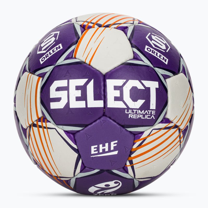 Házenkářský míč SELECT Ultimate Replica Orlen Superliga v24 EHF grey/purple velikost 3