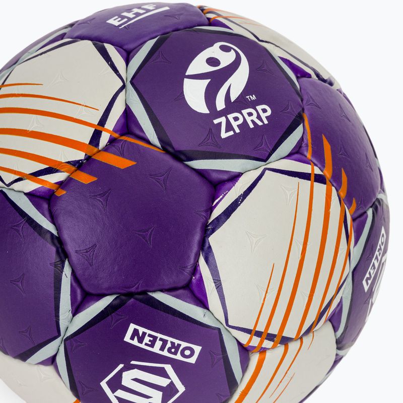 Házenkářský míč SELECT Ultimate Replica Orlen Superliga v24 EHF grey/purple velikost 3 3