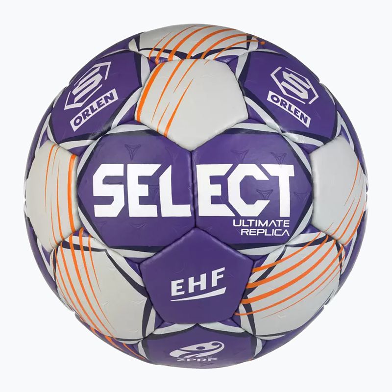 Házenkářský míč SELECT Ultimate Replica Orlen Superliga v24 EHF grey/purple velikost 3