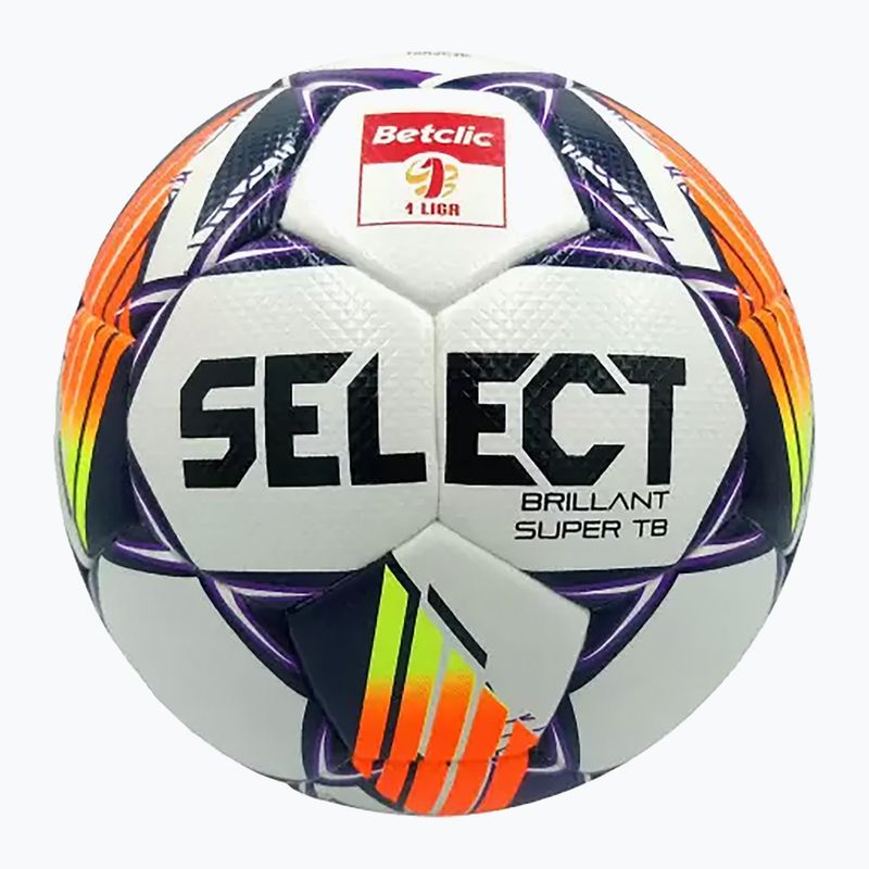Fotbalový míč SELECT Brillant Super TB Betclic 1 Liga FIFA Quality Pro v24 white/purple