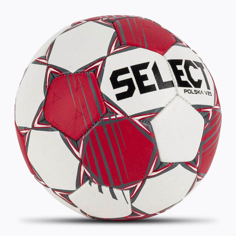 Házenkářský míč SELECT Polska v25 red/white 2