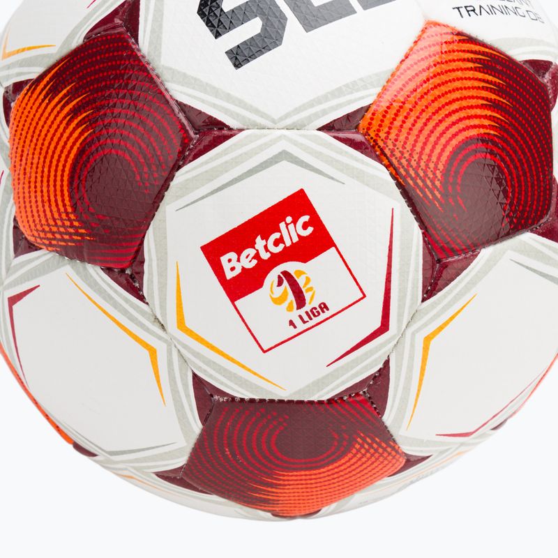 Fotbalový míč SELECT Brillant Training Betclic v25 white/red velikost 4 3