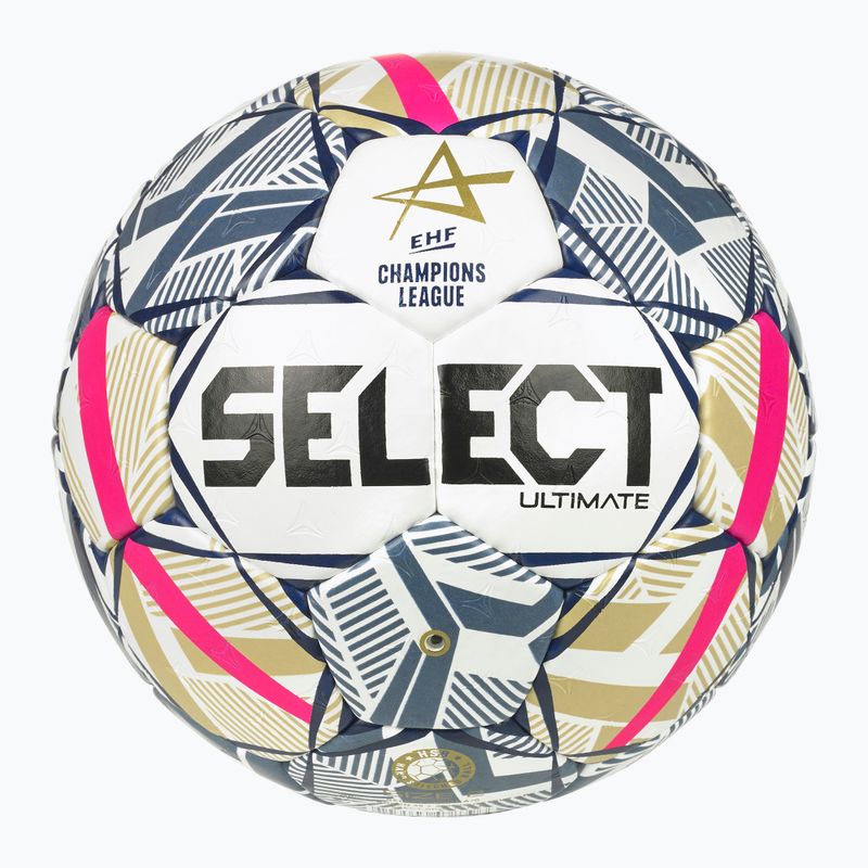 Míč na házenou SELECT Ultimate EHF Champios League LM V26 Replica rozmiar 3 white/red 2