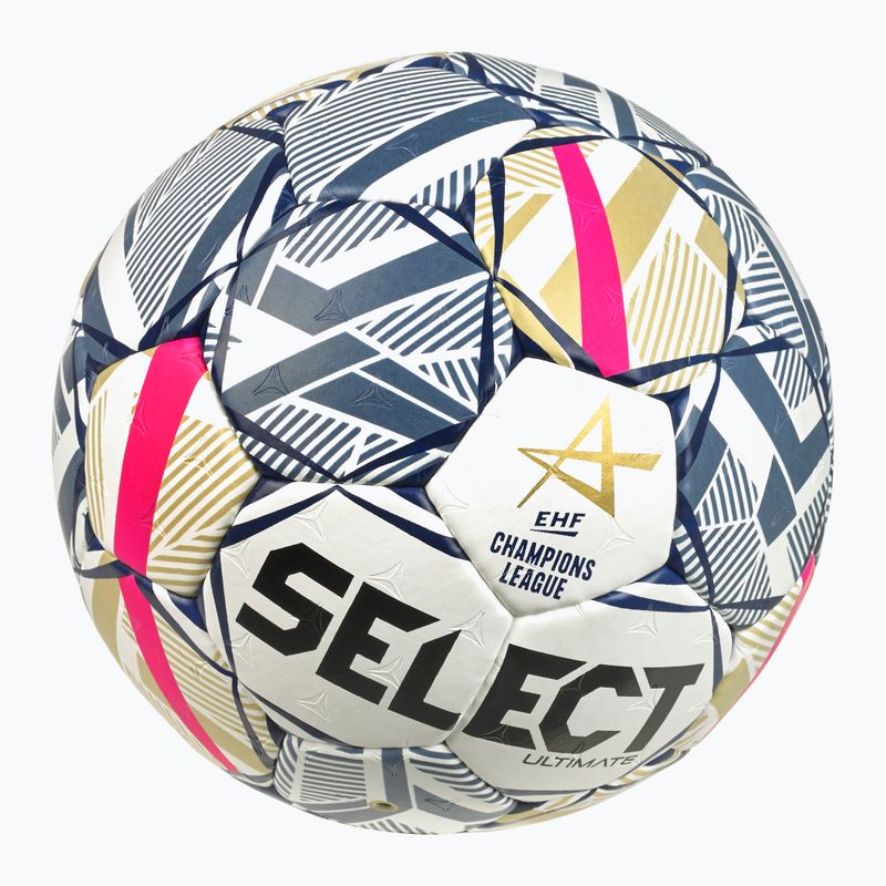 Míč na házenou SELECT Ultimate EHF Champios League LM V26 Replica rozmiar 3 white/red 4