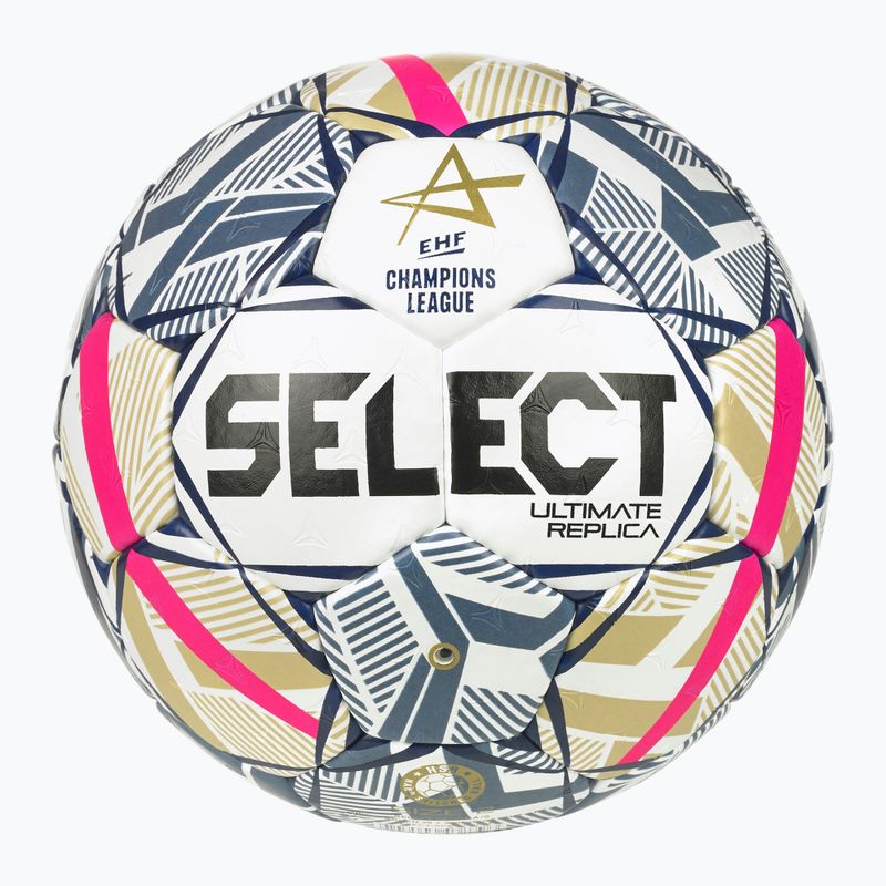Míč na házenou SELECT Ultimate EHF Champios League LM V26 Replica rozmiar 0 white/red 2