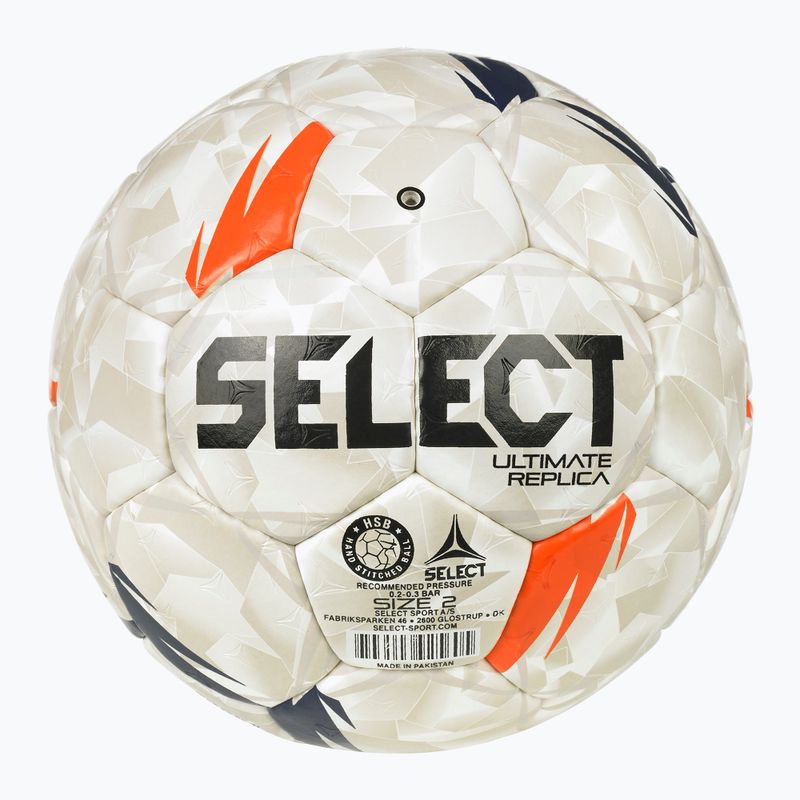 Míč na házenou SELECT Ultimate EHF European League V26 Replica rozmiar 1 white/black/orange 2