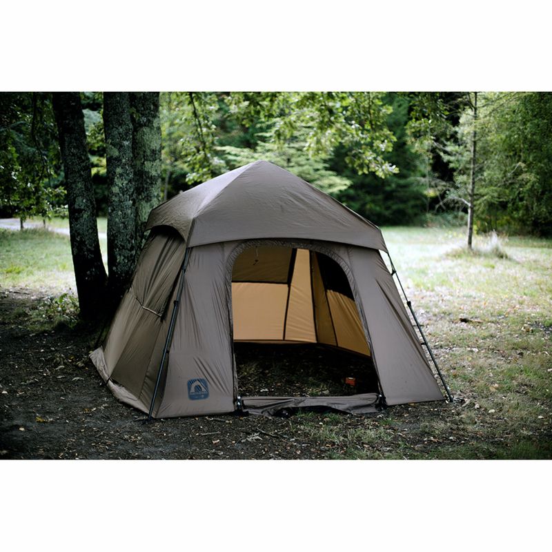 Prologic Firestarter Insta-Zebo hnědý rybářský stan 49857 6