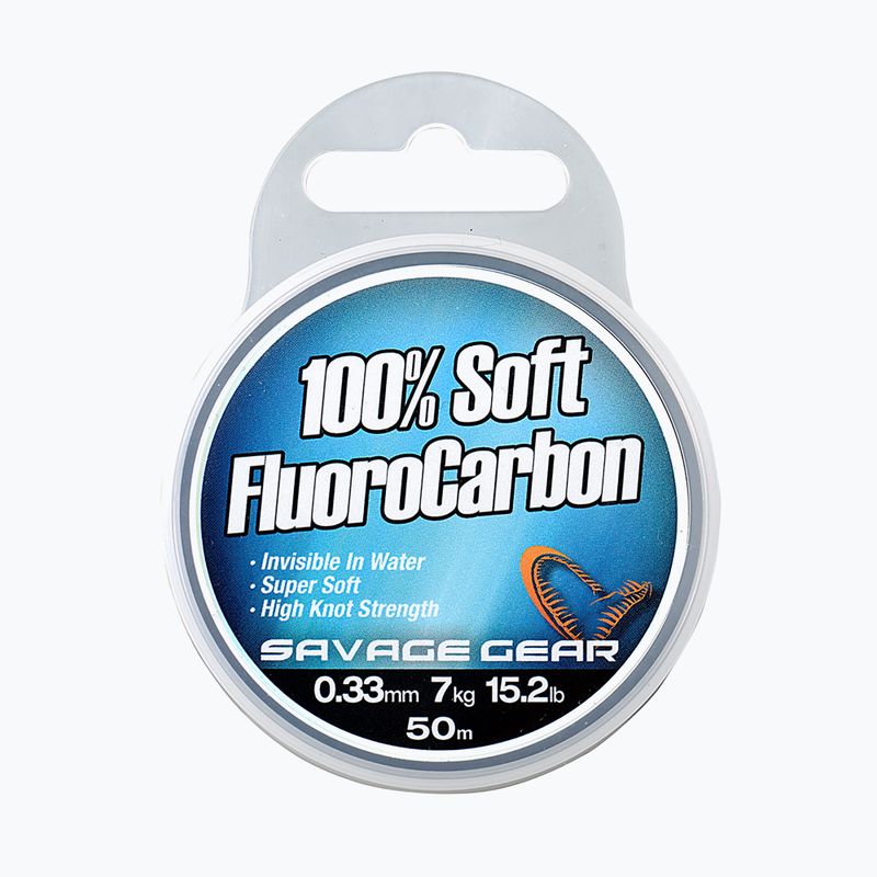 SavageGear Fluorocarbon Soft transparentní 54852