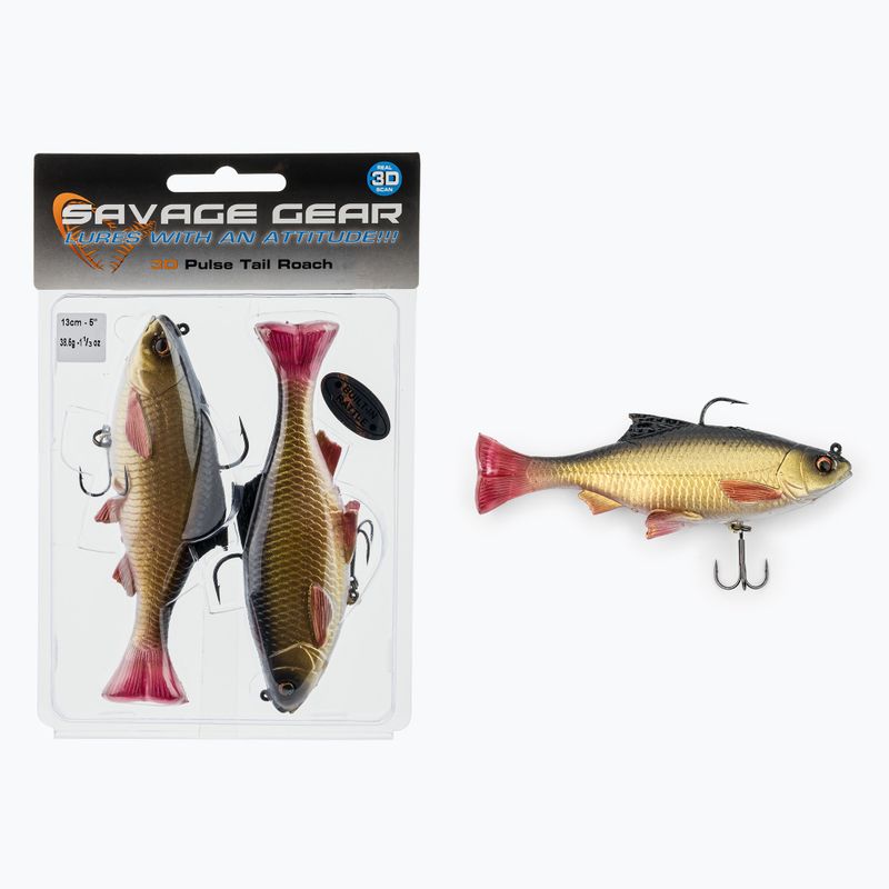 SavageGear 3D Roach Pulsetail Sinking 2ks rudd 63724