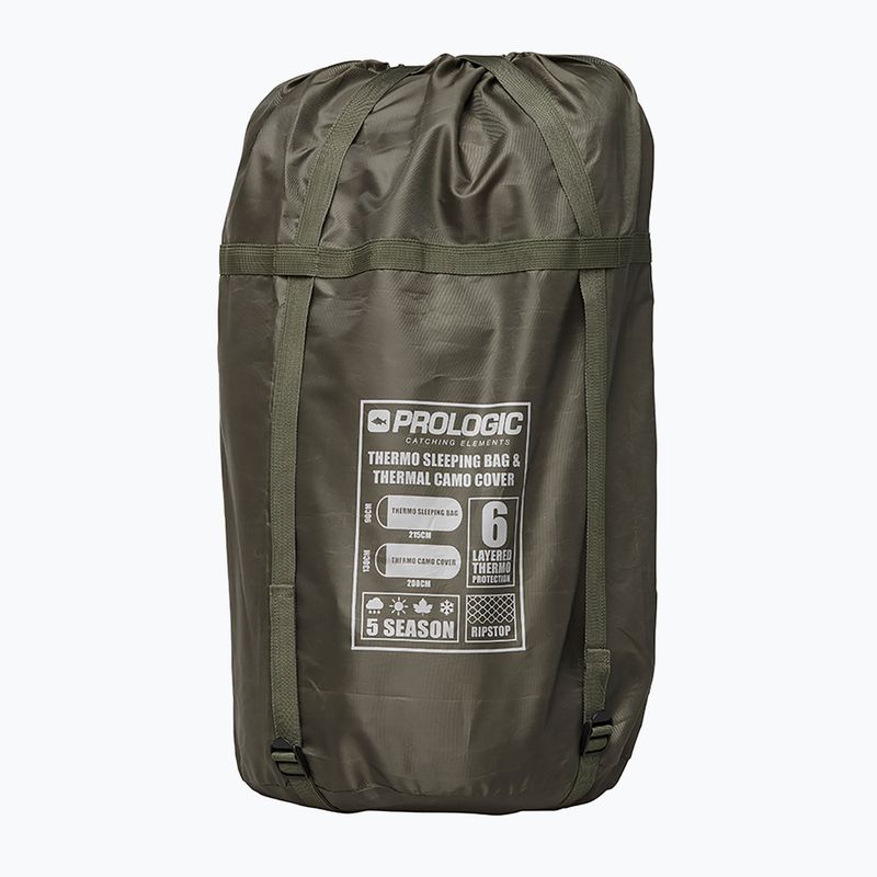 Spací pytel Prologic Element Comfort S/Bag & Thermal Camo Cover 5 Season green PLB041 6