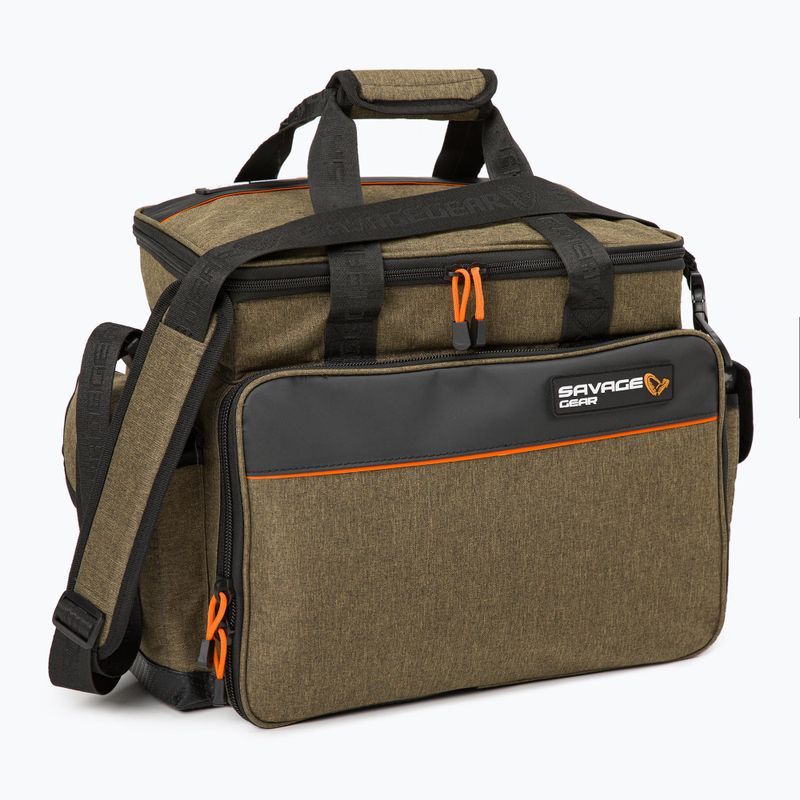 Rybářská taška Savage Gear Specialist Lure Bag 6 Boxes hnědá 74236