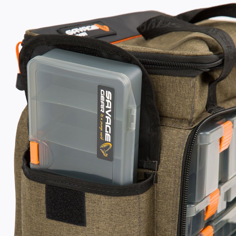 Rybářská taška Savage Gear Specialist Lure Bag 6 Boxes hnědá 74236 11