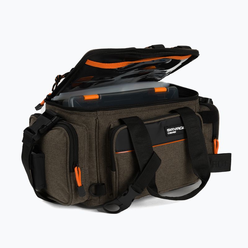 SavageGear Specialist Soft Lure Bag 1 Box 10 sáčků hnědá 74240 5