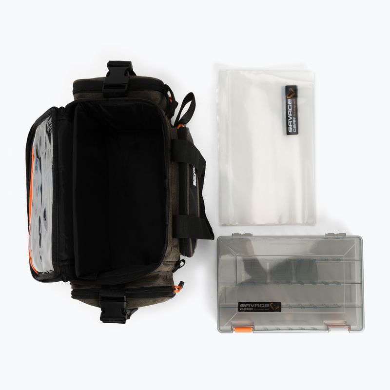 SavageGear Specialist Soft Lure Bag 1 Box 10 sáčků hnědá 74240 6