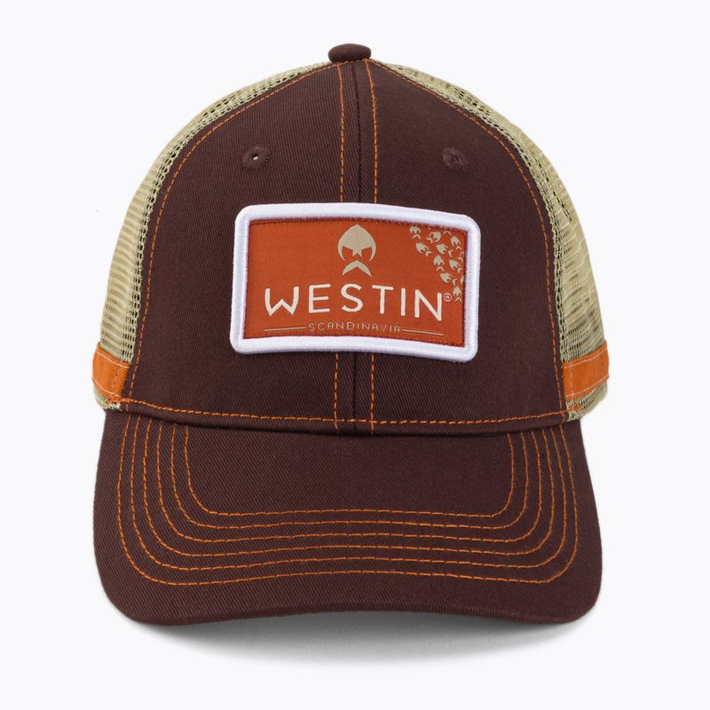 Westin Hillbilly Trucker hnědá nastavitelná baseballová čepice A27 4