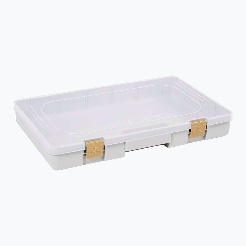 Rybářský box  Westin W3 Game Tackle Box 36 x 22,5 x 5 cm grey/clear