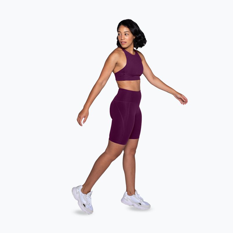 Dámské tréninkové šortky Girlfriend Collective Compressive plum 2