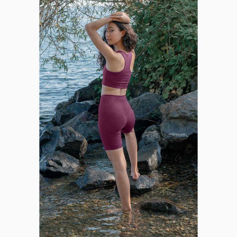Dámské tréninkové šortky Girlfriend Collective Compressive plum 9